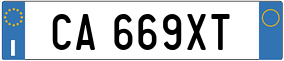 Truck License Plate